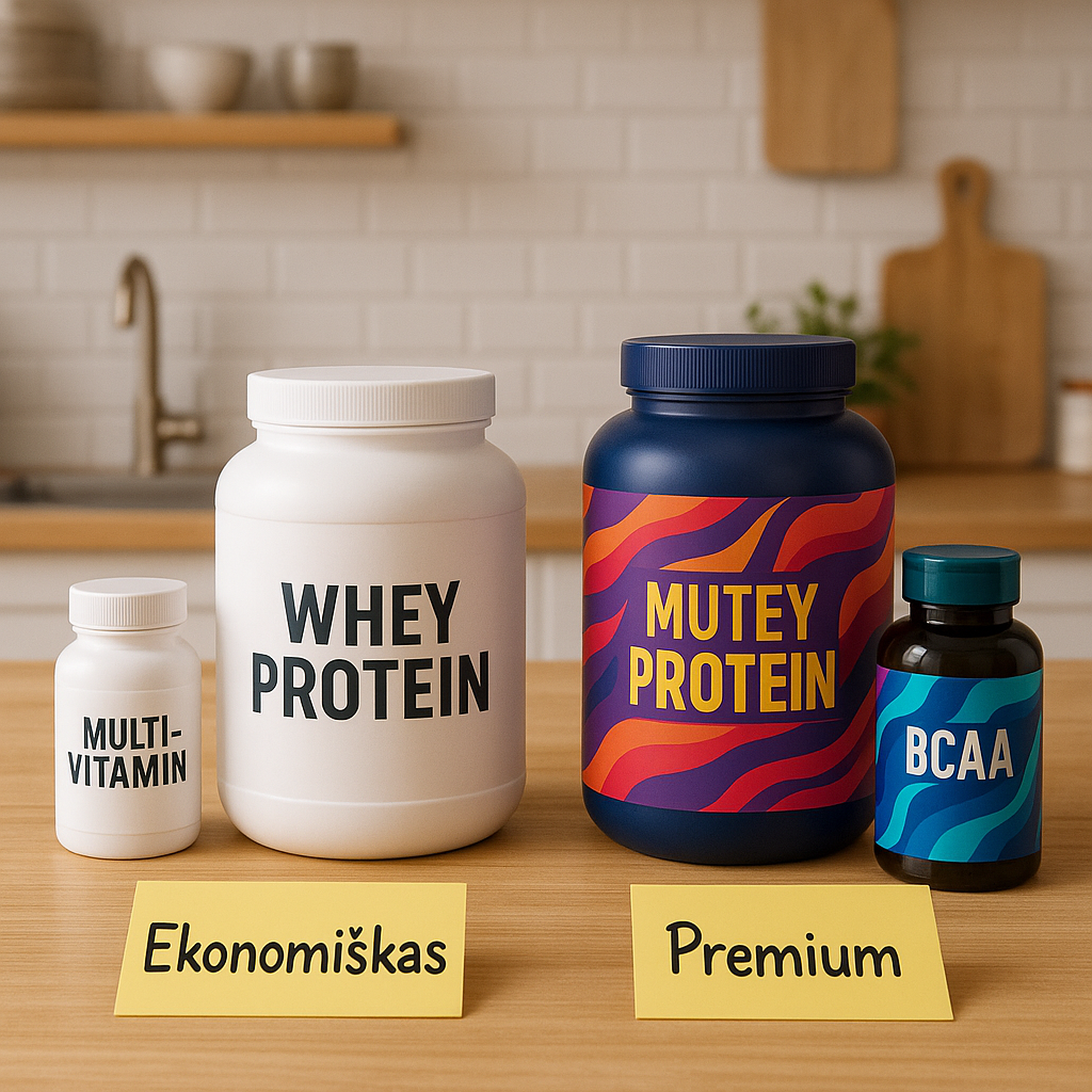 Pigūs vs brangūs papildai: ar verta mokėti daugiau? 4 A