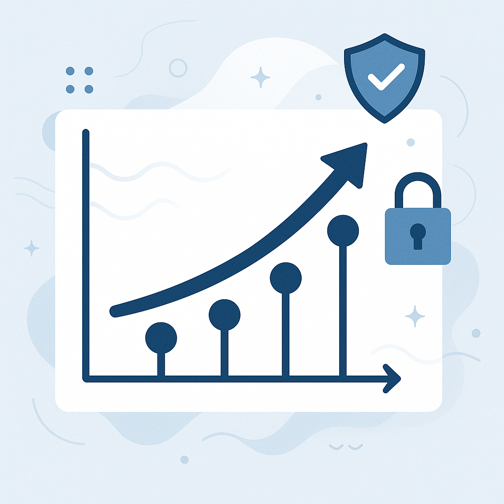 DDoS atakų dydžio augimas per metus