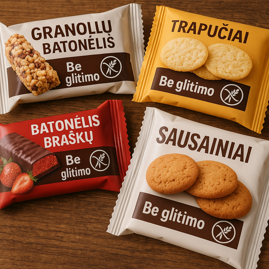 Be glitimo užkandžių pasirinkimas Lietuvoje – ką rinktis? 3 A