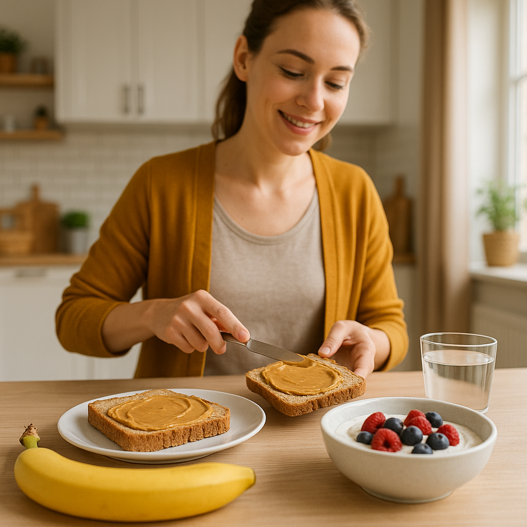 Ką valgyti prieš treniruotę, kad energijos užtektų visai dienai? 2 A