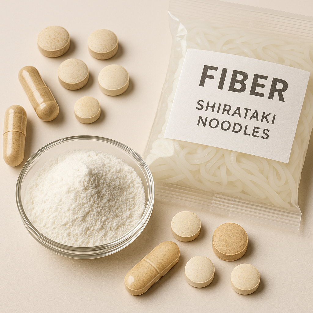 Gliukomannanas sotumui ir svorio kontrolei 5 A