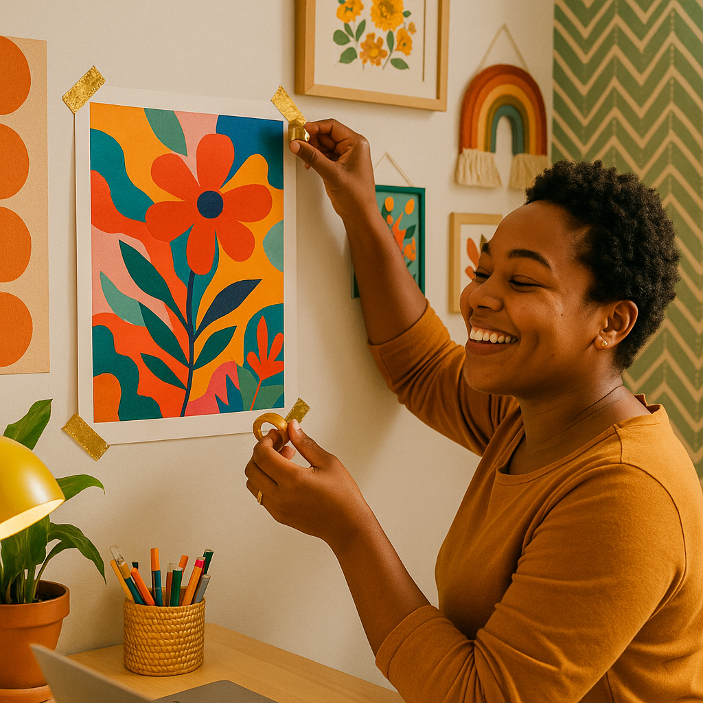 Creative ideas for how to hang posters