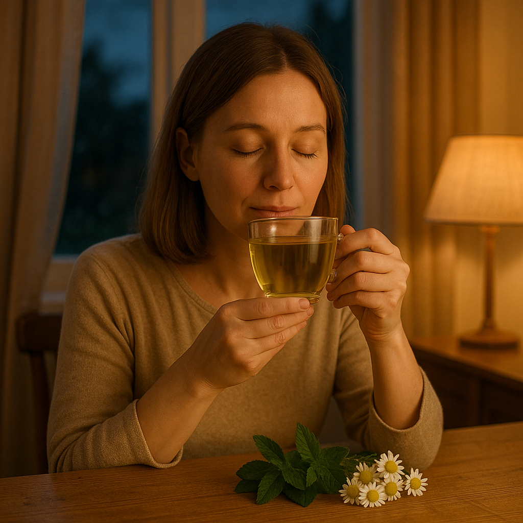 Virškinimo arbatos: imbieras, mėta, ramunėlė 4 A