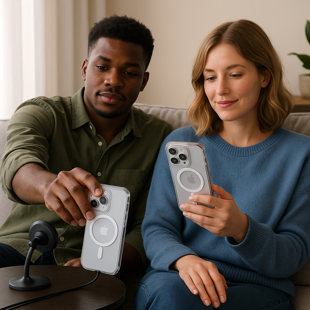 Best iPhone Case for 16 Pro (2026) – Top Picks to Buy Now 3 MagSafe accessory alignment testing graphic