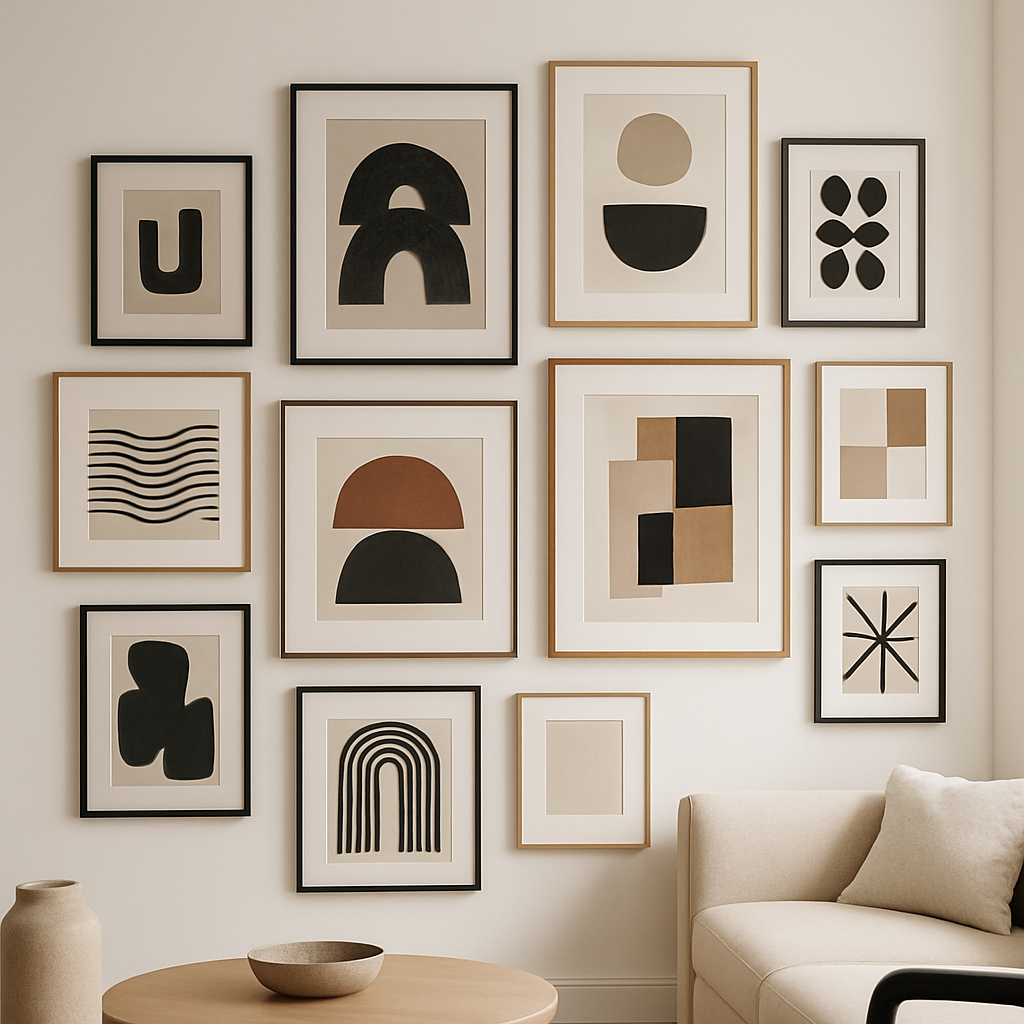 DIY solutions for framing oversized art prints and unusual artwork dimensions