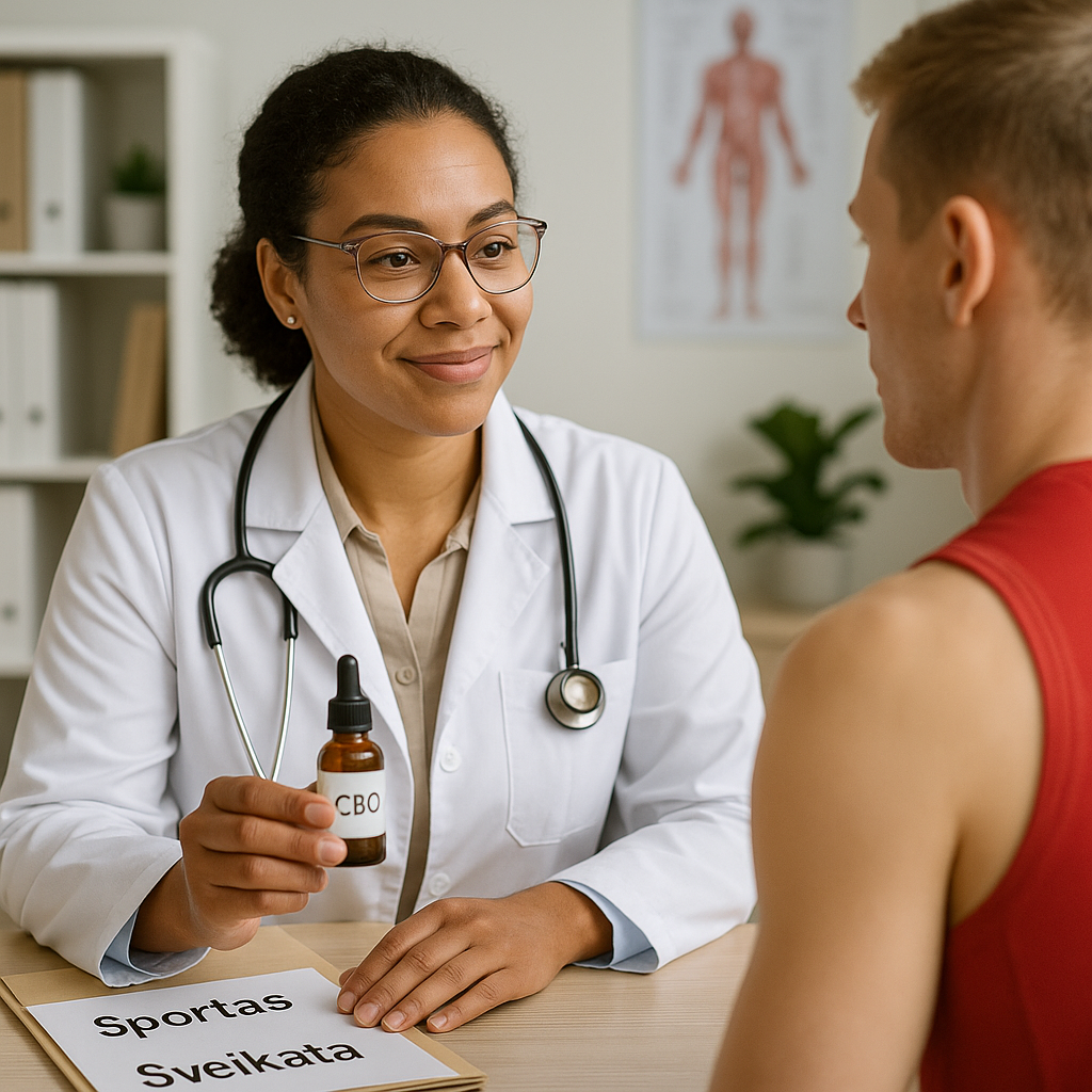 CBD sportininkų atsigavimui 5 A