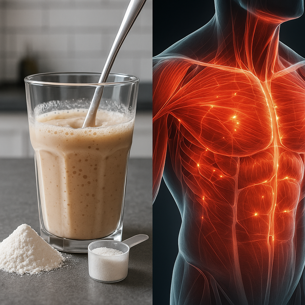 Ar galima derinti kreatiną su proteinu? 2 A