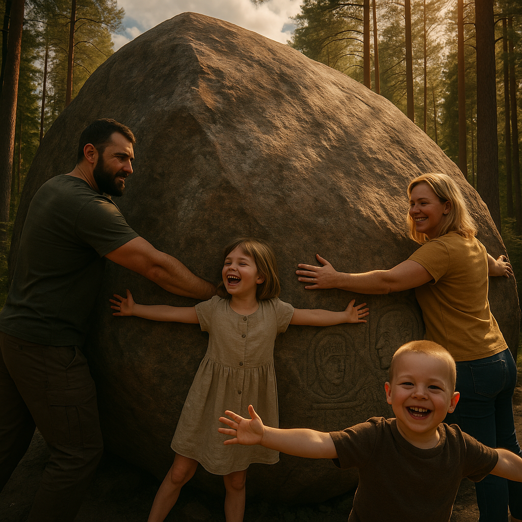 Puntuko akmuo Anykščių šilelyje