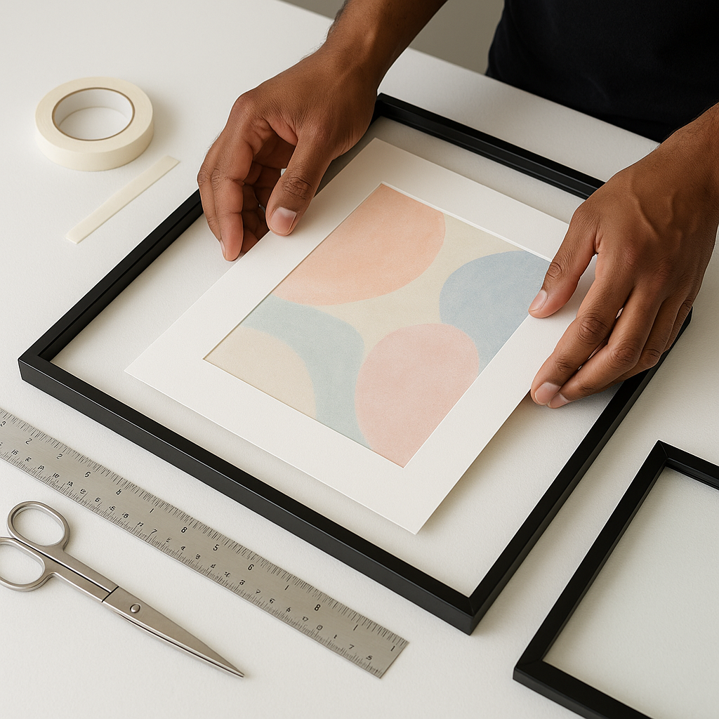 Creative DIY framing ideas with stylish mat techniques and frame arrangements