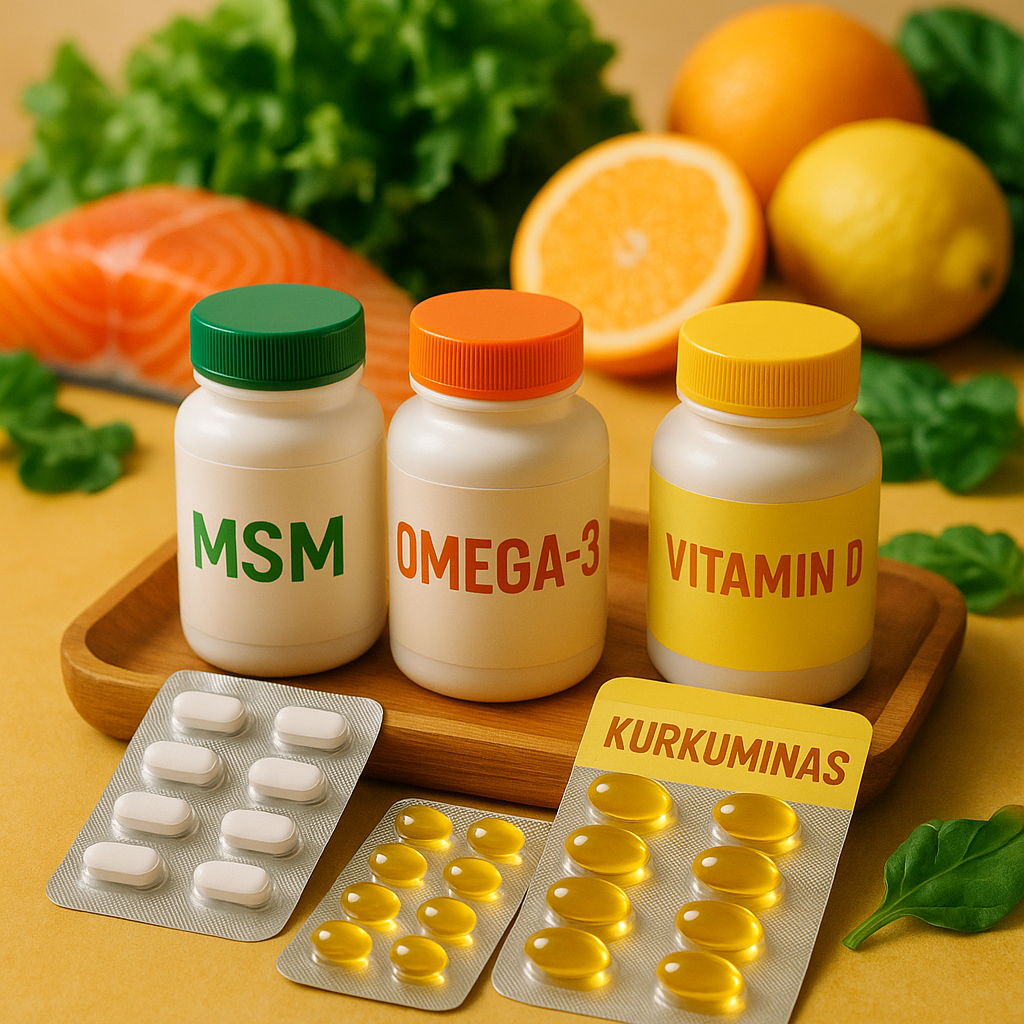 Papildai sąnariams ir sausgyslėms: sporto medicinos patarimai 4 A