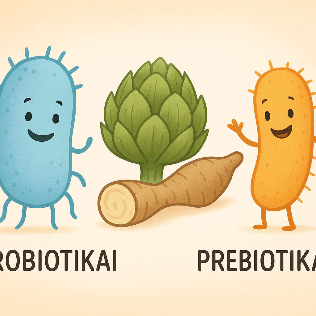 Sinbiotikai: probiotikų ir prebiotikų derinys 3 An